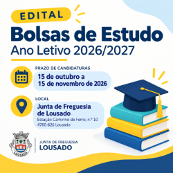 Bolsas de Estudo – Ensino Superior – 2026/27